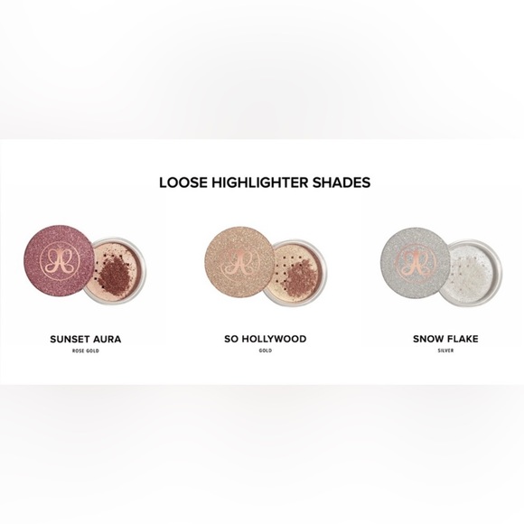 Anastasia Beverly Hills Mini Loose Highlighter Trio Ornament *BNWT/SEALED* 2/2 - Picture 6 of 6